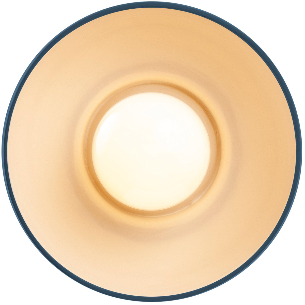 Ambiance Collection 1 Light 10 inch Midnight Sky with Matte White Wall Sconce Wall Light