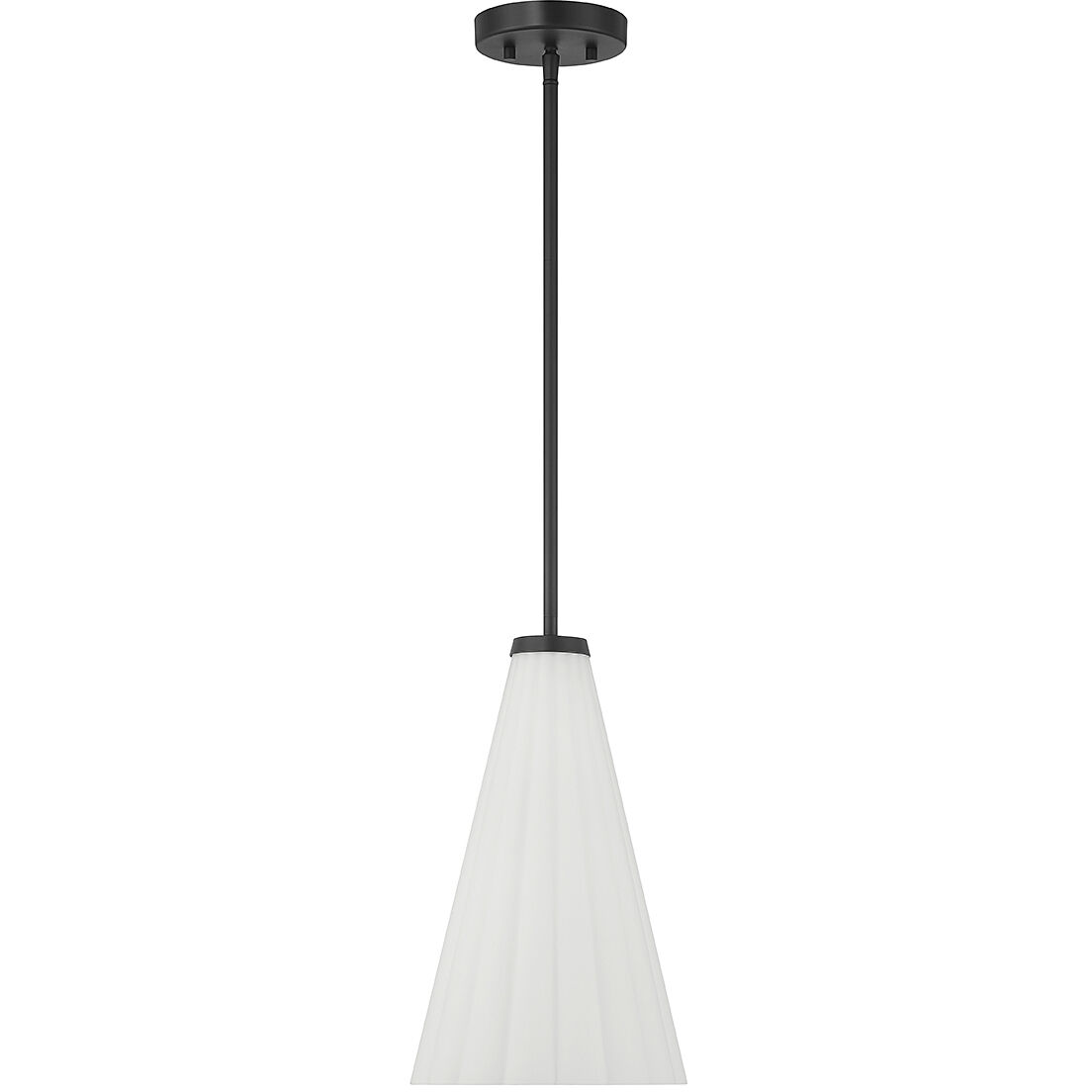 Bristol 1 Light 9 inch Matte Black Pendant Ceiling Light