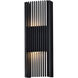 Rampart LED 22 inch Black Outdoor Wall Mount