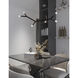Morgan LED 39.25 inch Matte Black Horizontal Pendant Ceiling Light