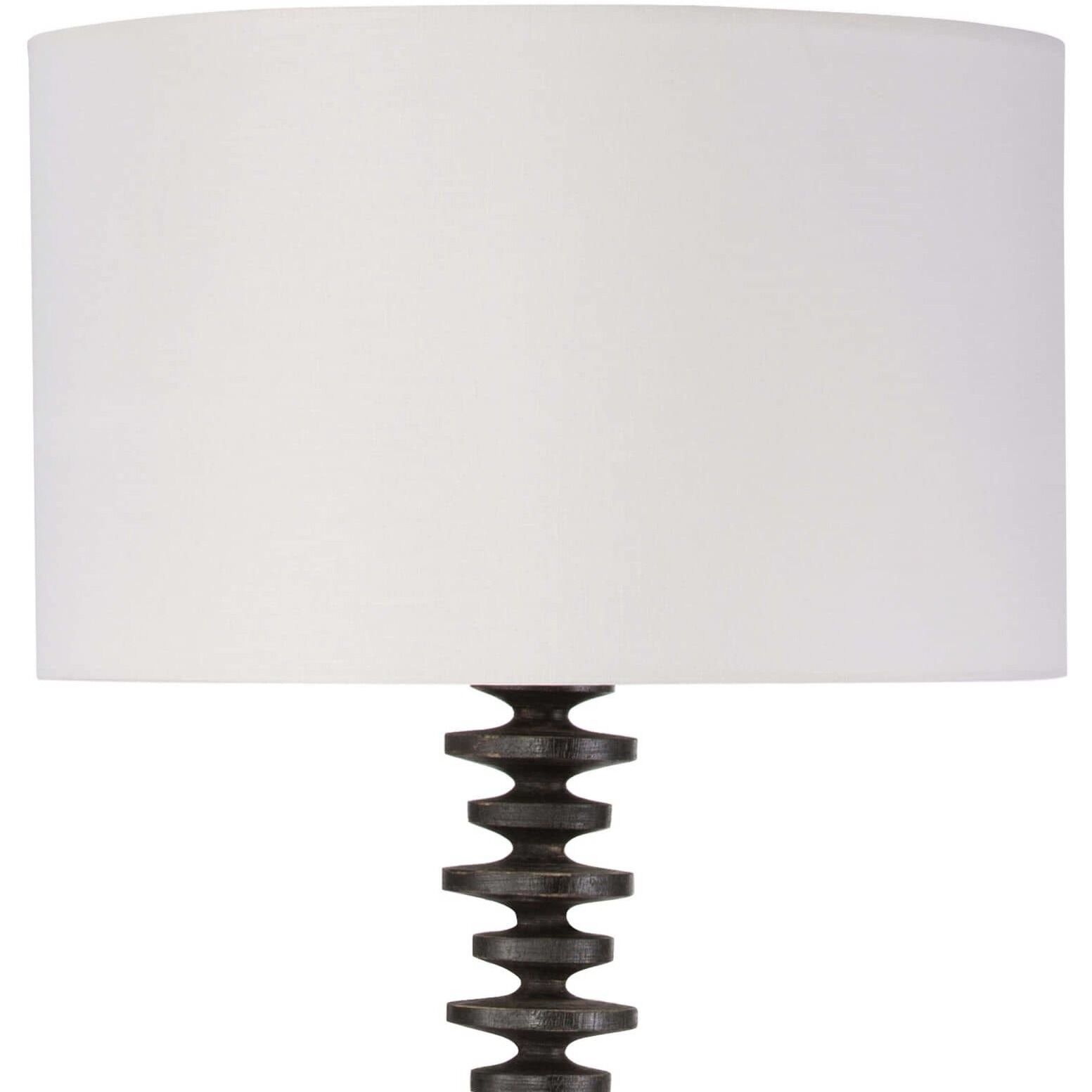 Fishbone 67 inch 150.00 watt Ebony Floor Lamp Portable Light