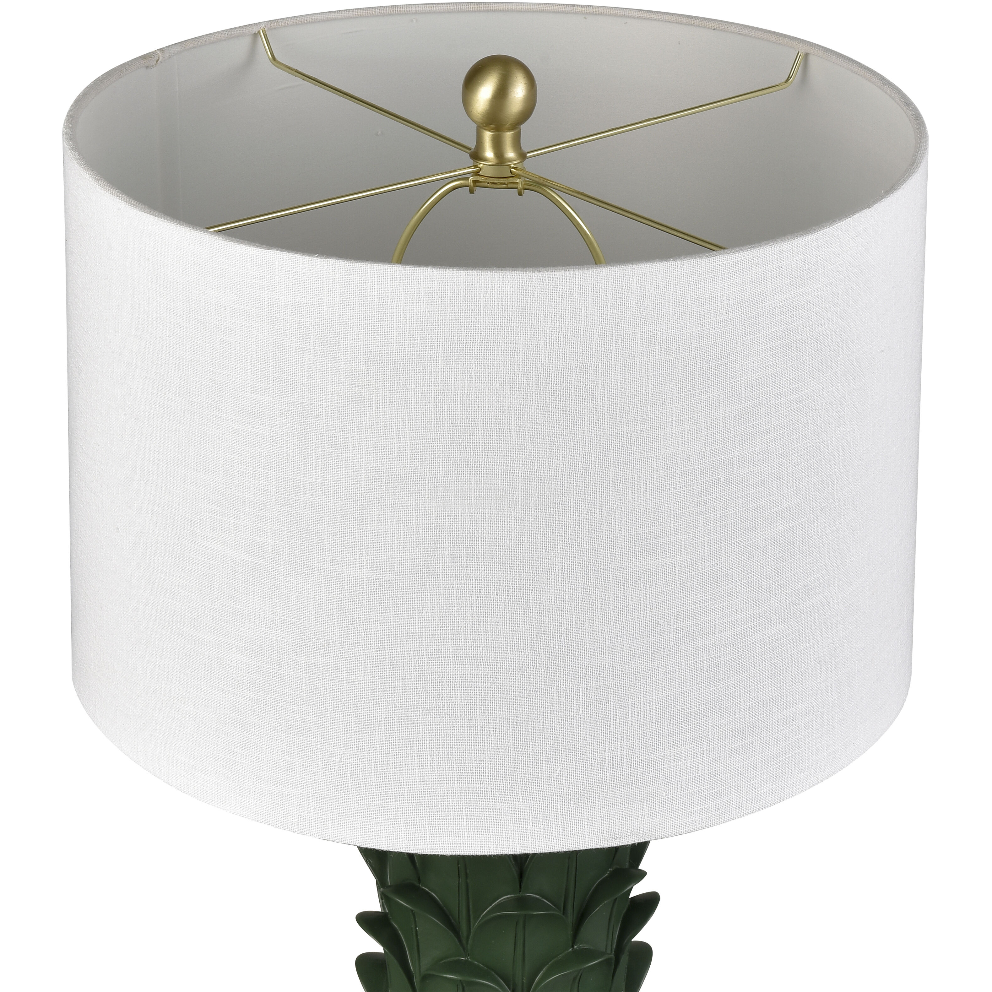 Beckwith 27 inch 150 watt Dark Green Table Lamp Portable Light