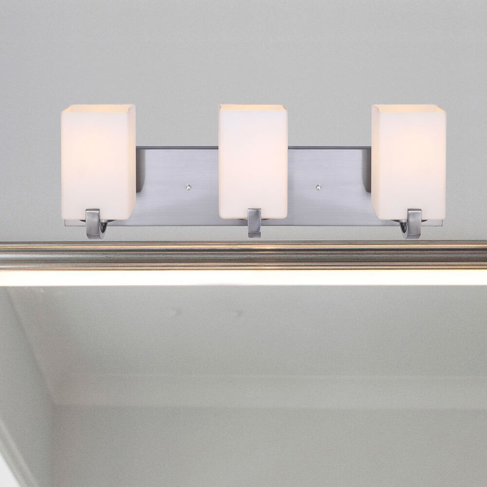 Madison 3 Light 24 inch Brushed Nickel Vanity Light Wall Light