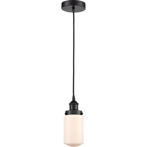 Edison Dover LED 5 inch Matte Black Mini Pendant Ceiling Light