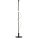 Cursive 60 inch 20.00 watt Black Floor Lamp Portable Light