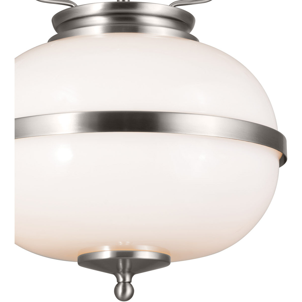Homestead Opal 2 Light 12 inch Classic Pewter Pendant Ceiling Light, Opal