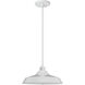 Olya LED 11.75 inch Matte White Pendant Ceiling Light