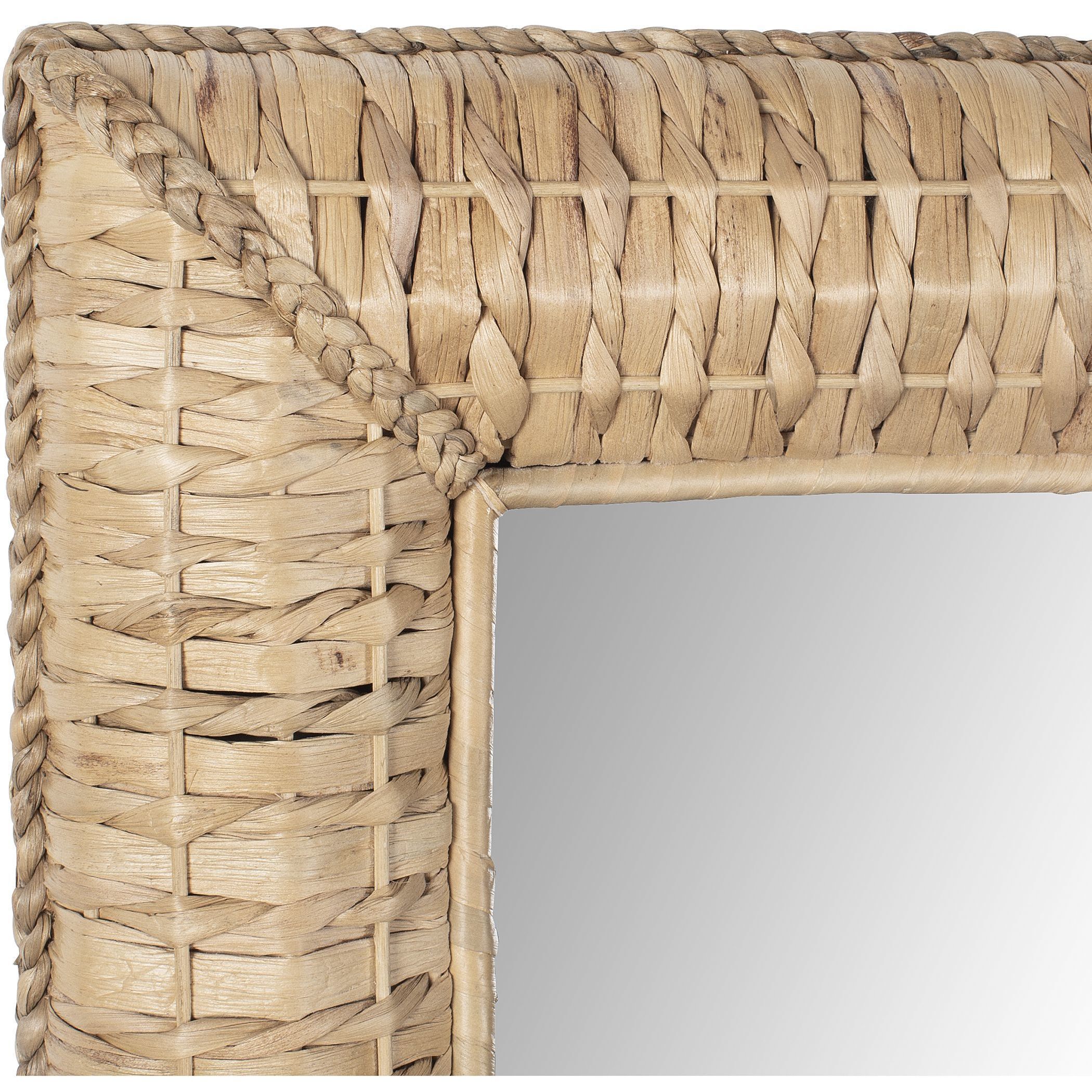 Twisted Seagrass 58 X 38 inch Natural Seagrass Mirror