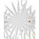 Bismarkia 10 Light 30 inch Gesso White Chandelier Ceiling Light, Medium, Marjorie Skouras Collection