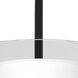Pahu 8 LED Black Stem Pendant Ceiling Light
