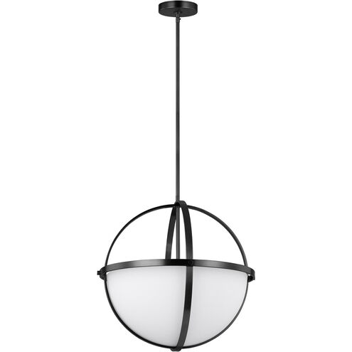 Alturas 3 Light 19 inch Midnight Black Pendant Ceiling Light