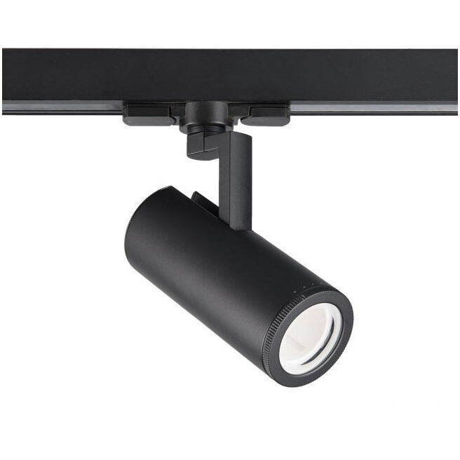Paloma 1 Light 120 Black Track Head Ceiling Light in 90, 3000K