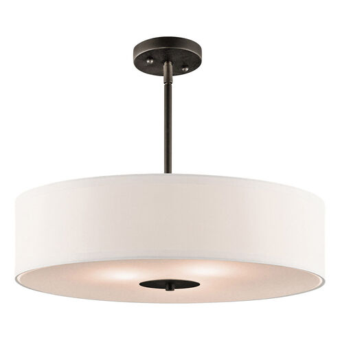 Independence 3 Light 20 inch Olde Bronze Pendant/Semi Flush Ceiling Light