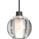 Boca 5 1 Light Black Cord Pendant Ceiling Light