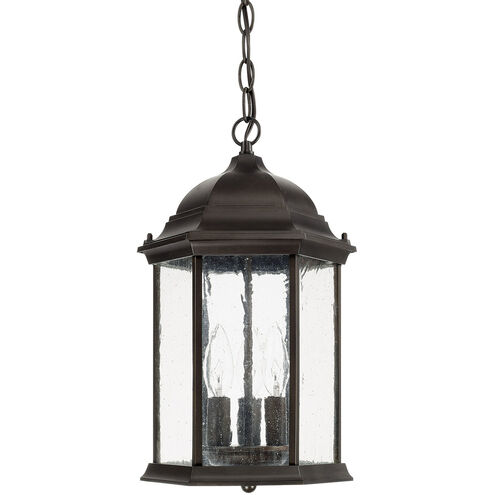 Main Street 3 Light 10 inch Old Bronze Outdoor Hanging Lantern