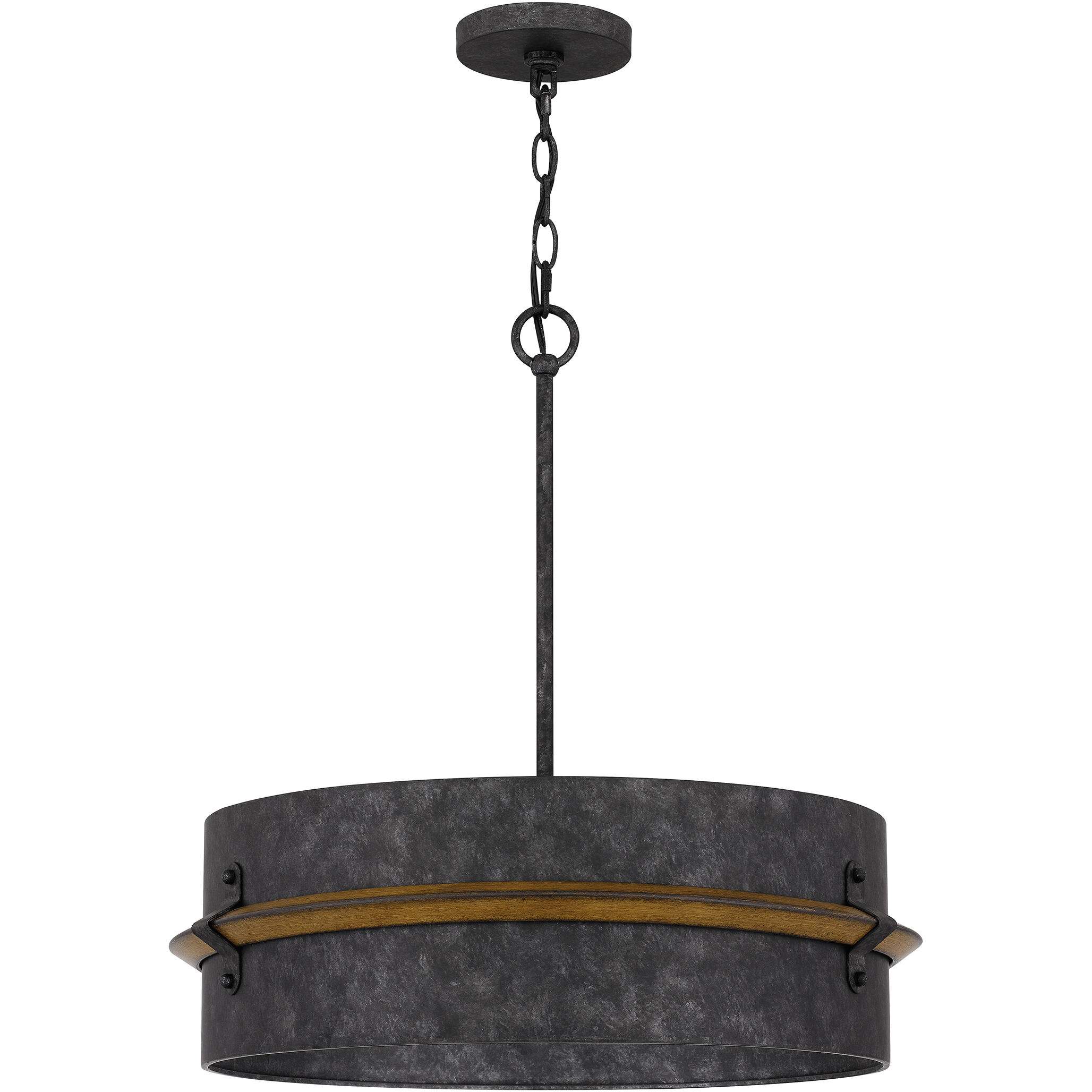 Lariat 3 Light 21 inch Old Black Finish Pendant Ceiling Light