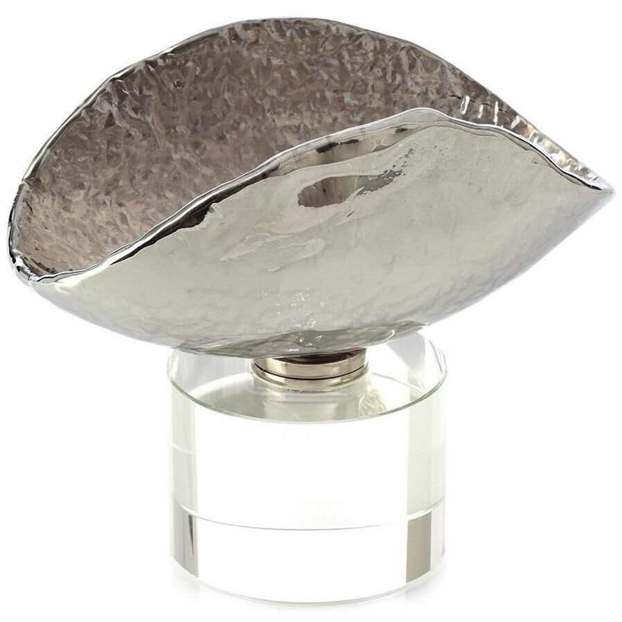 Cove 8 X 6.5 inch Sculpture, on Crystal, Small