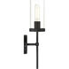 Lily 1 Light 4.75 inch Matte Black Wall Sconce Wall Light