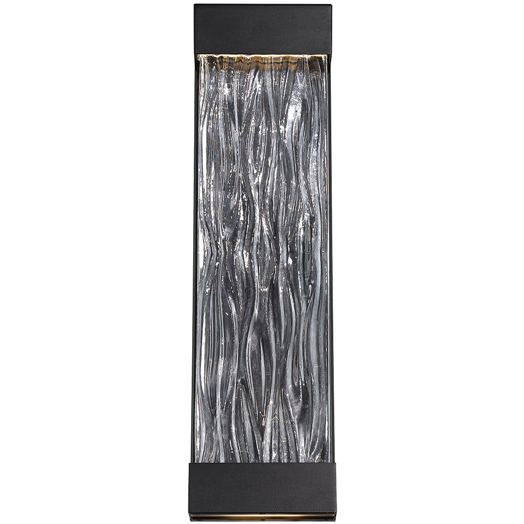 Fathom LED 22 inch Black Outdoor Wall Light in 22in