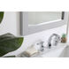 Aqua 36 X 24 inch Grey Wall Mirror
