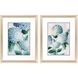 Florals Collection Blue Framed Art