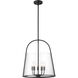 Archis 5 Light 18 inch Matte Black Pendant Ceiling Light