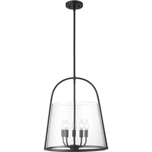 Archis 5 Light 18 inch Matte Black Pendant Ceiling Light