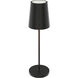 Glam 14.5 inch 2.00 watt Black Table Lamp Portable Light