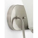 Classic 2 Light 13 inch Brushed Nickel Bath Vanity Wall Light