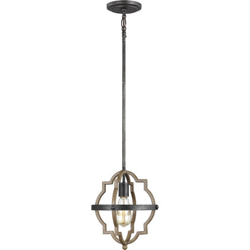 Socorro 1 Light 10.5 inch Stardust Mini-Pendant Ceiling Light