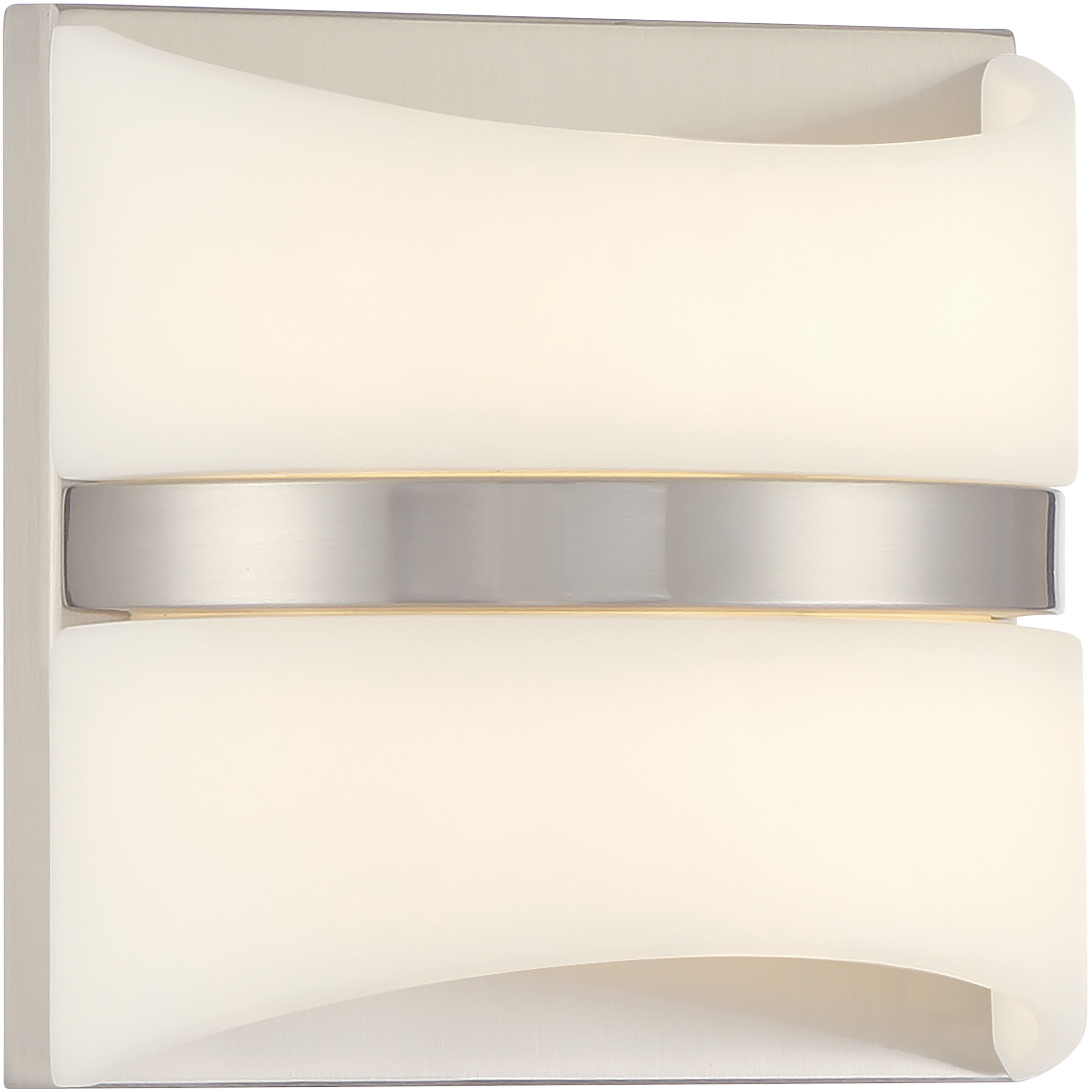 Velaux LED 6.5 inch Brushed Nickel Wall Sconce Wall Light