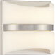 Velaux LED 6.5 inch Brushed Nickel Wall Sconce Wall Light