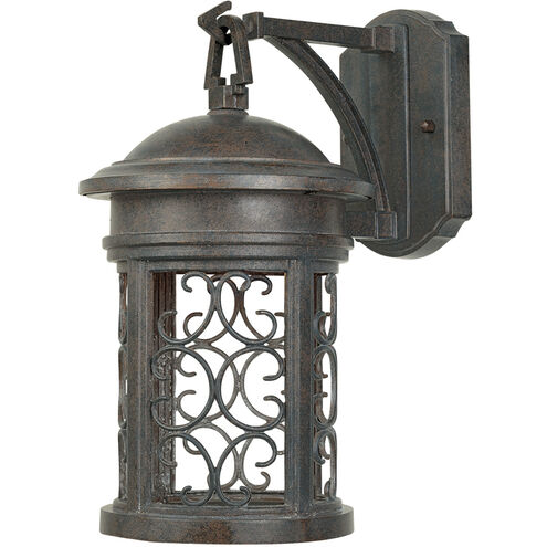 Ellington 1 Light 16 inch Mediterranean Patina Outdoor Wall Lantern