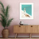 Photography Collection Turquoise Framed Art