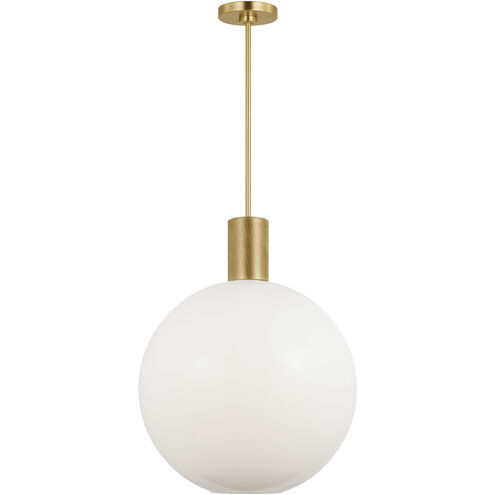 Drew & Jonathan Colewood 1 Light 20 inch Satin Brass Pendant Ceiling Light, Large