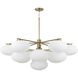 Soren 13 Light 45.5 inch Aged Brass Chandelier Ceiling Light