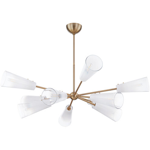 Camarillo 10 Light 60 inch Patina Brass Chandelier Ceiling Light