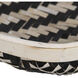 Organic Black/White Wash Tray, Set of 2