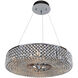 Arche 9 Light 32 inch Chrome Pendant Ceiling Light