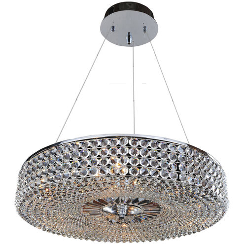 Arche 9 Light 32 inch Chrome Pendant Ceiling Light