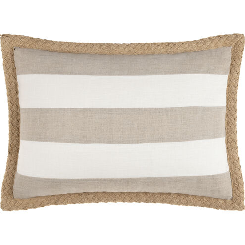 Warrick 20 inch Light Beige Pillow Kit, Lumbar