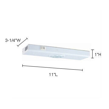 Signature 120V Xenon 11 inch Polished Brass Undercabinet Lighting