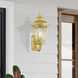 Oxford 1 Light 18.25 inch Soft Gold Outdoor Wall Lantern, Medium