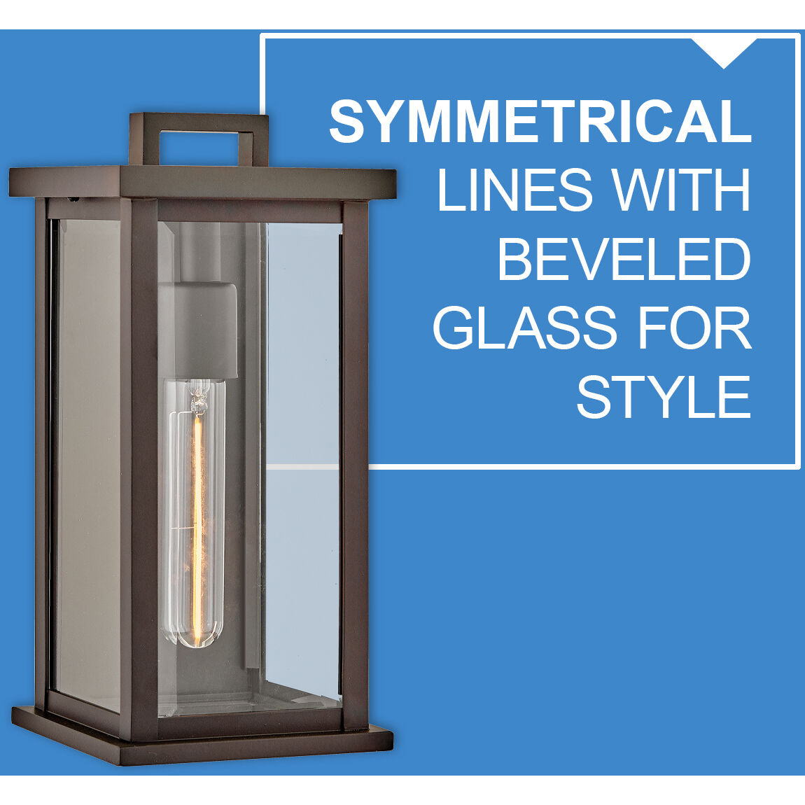 Estate Series Weymouth Outdoor Wall Mount in Oil Rubbed Bronze