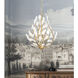 Claudine 4 Light 18 inch Modern Gold Chandelier Ceiling Light