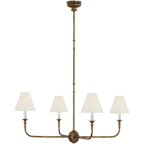 Thomas O'Brien Piaf 4 Light 39.25 inch Antique Gild Chandelier Ceiling Light, Large