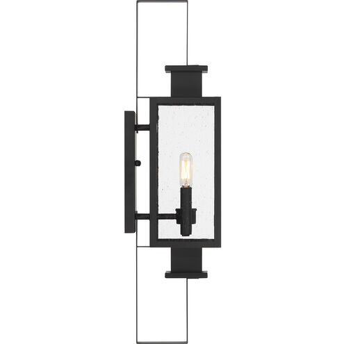 Ascott 2 Light 26.75 inch Black Outdoor Wall Lantern