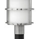 Saturn LED 22 inch Stainless Steel Outdoor Post Mount Lantern, Low Voltage
