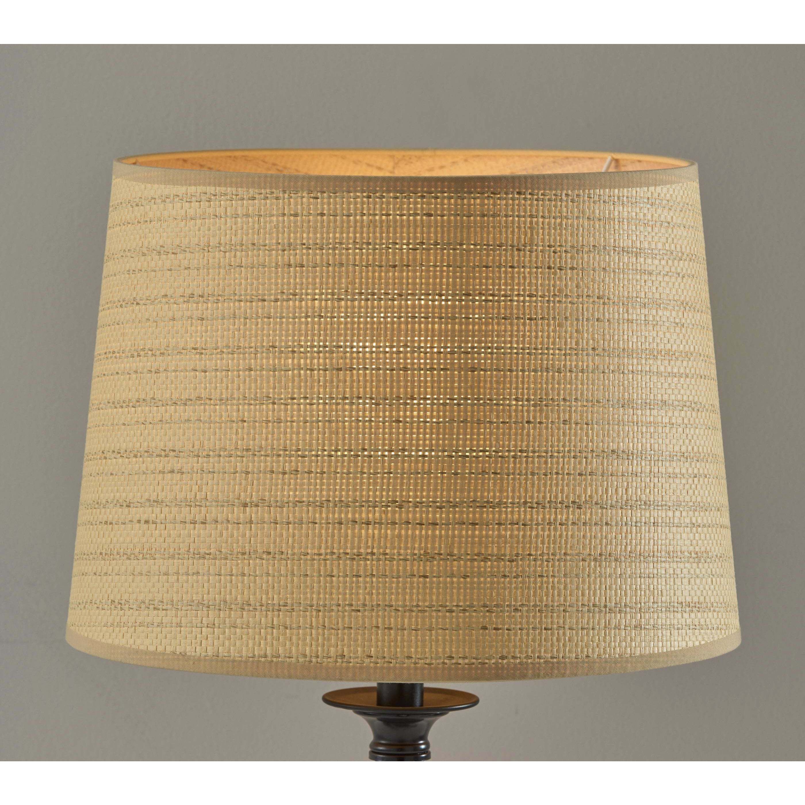 Darcy 26 inch 60.00 watt Black Metal Table Lamp Portable Light, Simplee Adesso