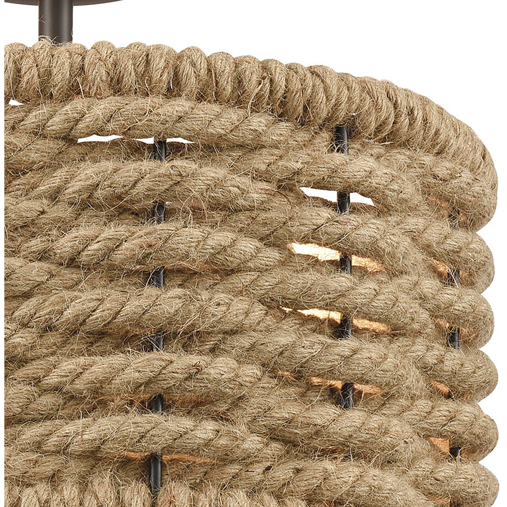 Weaverton 2 Light 15 inch Oil Rubbed Bronze Semi Flush Mount Ceiling Light